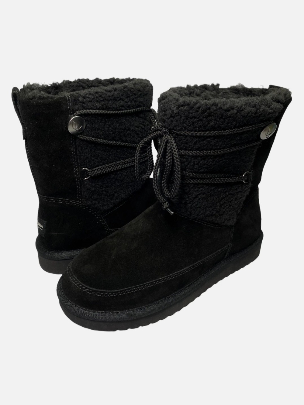Koolaburra Black Suede Winter Boots